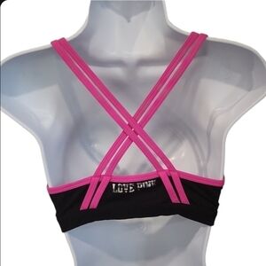 Victoria's Secret Love Pink Yoga Crossback Bra